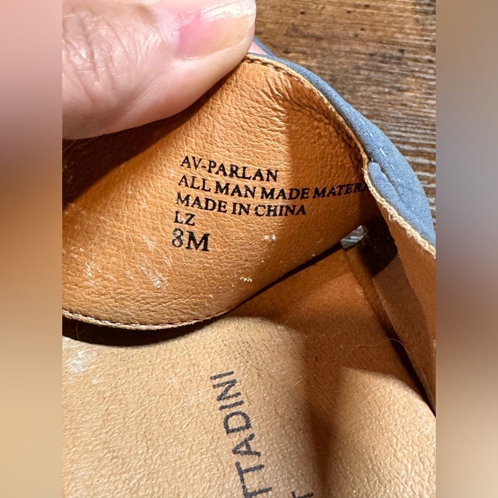 Adrienne Vittadini Blue Strappy Platform Sandal‎ size 8 - Picture 8 of 8